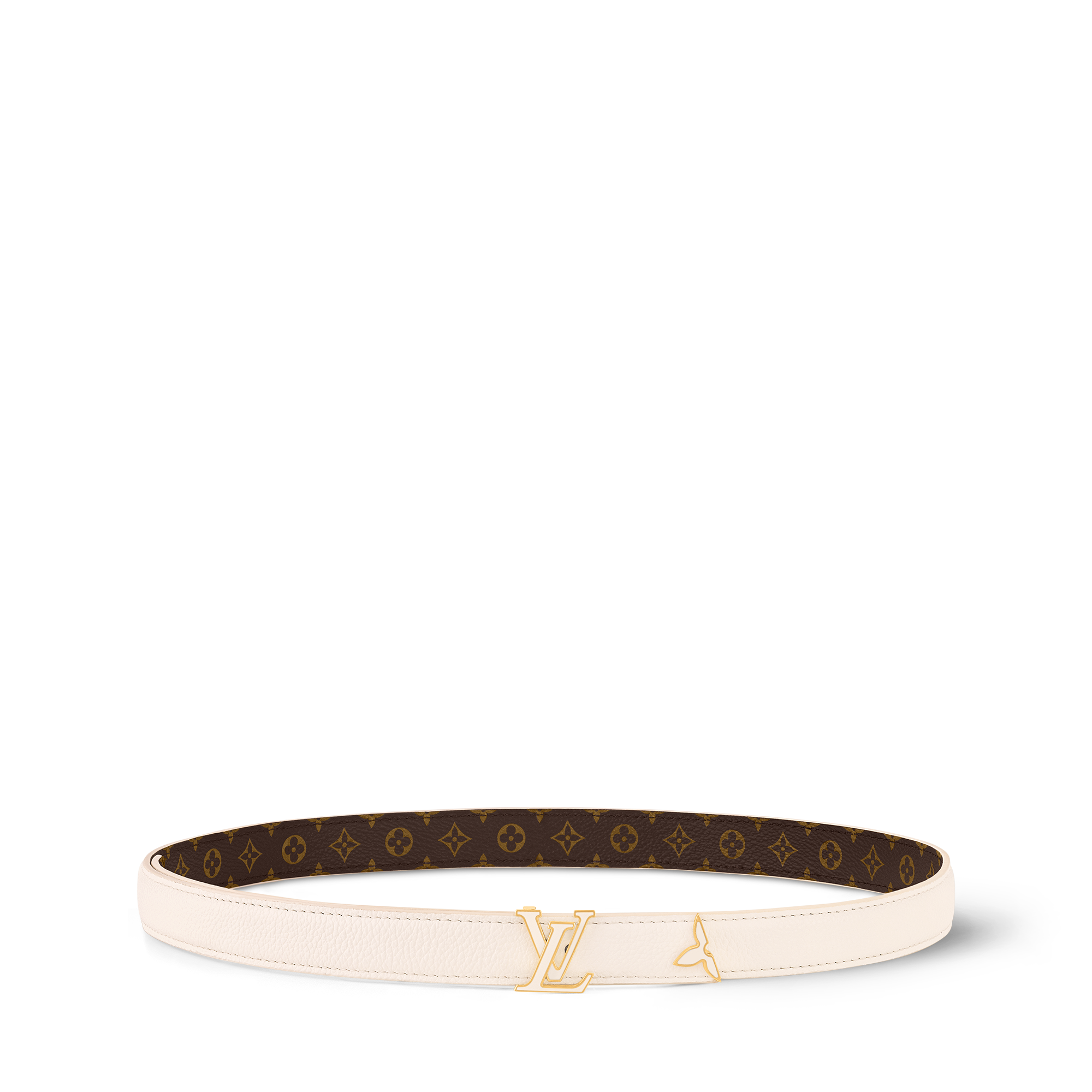 Pretty LV Enamel 20mm Reversible Belt Monogram Canvas